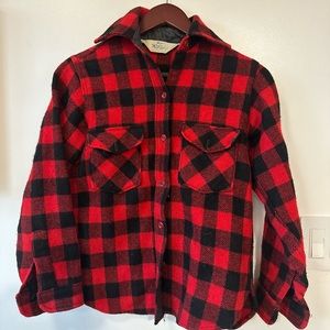 Woolrich vintage women’s XS buffalo plaid wool shirt
